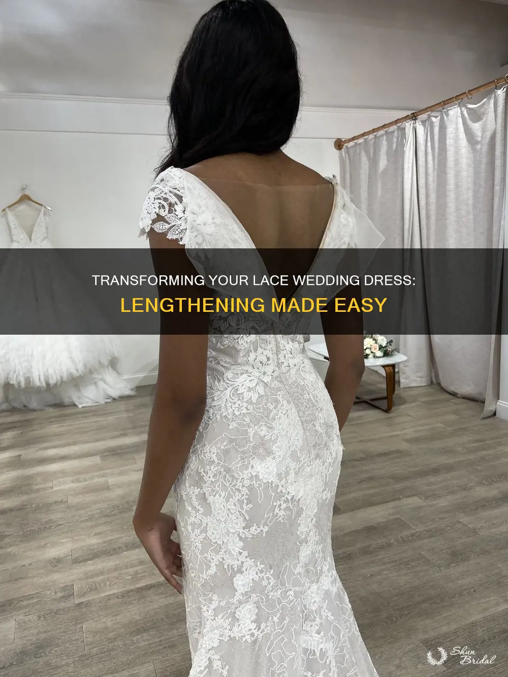 can you lengthen a lace wedding dress