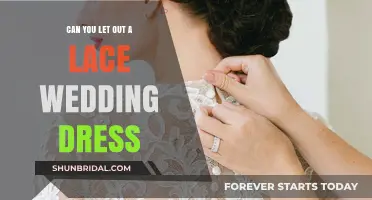 How to Let Out a Lace Wedding Dress