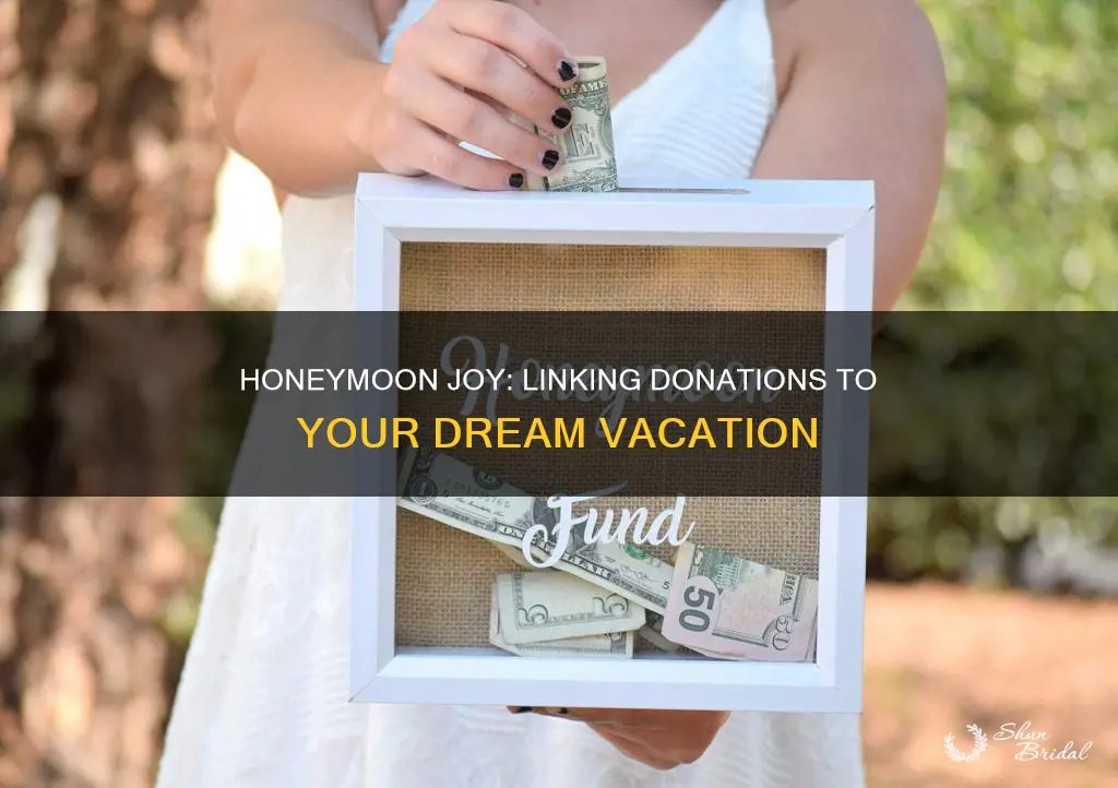 can you link a honeymoon donation to joy