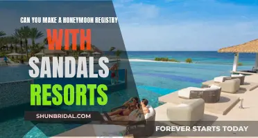 Honeymoon Dreams: Sandals Resorts and Registry Bliss