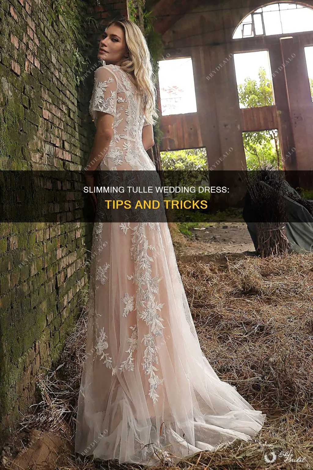 can you make a tulle wedding dress slimmer