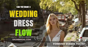 How to Create a Flowing Wedding Dress