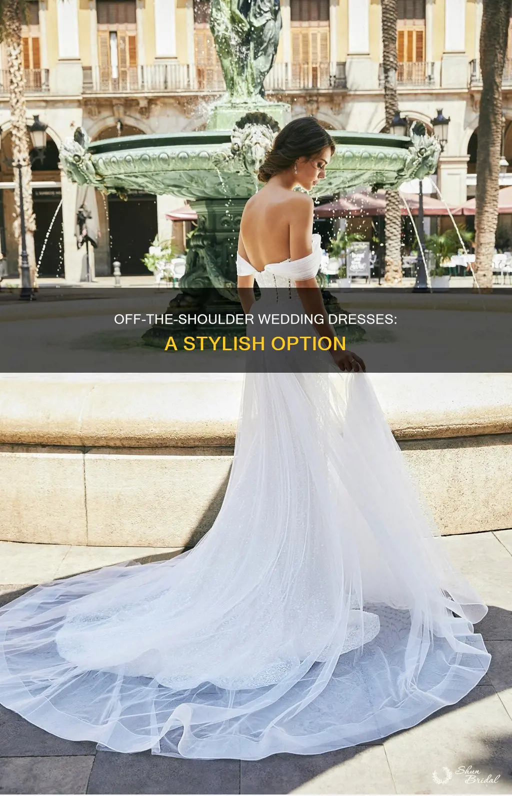 can you make a wedding dress off the shoulder