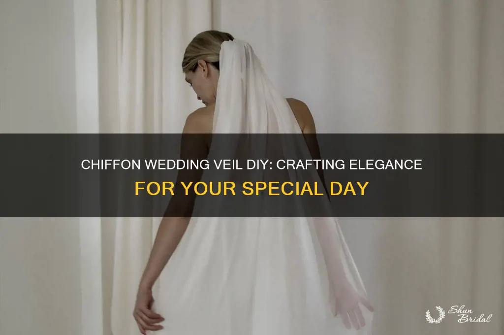 can you make a wedding veil out of chiffon