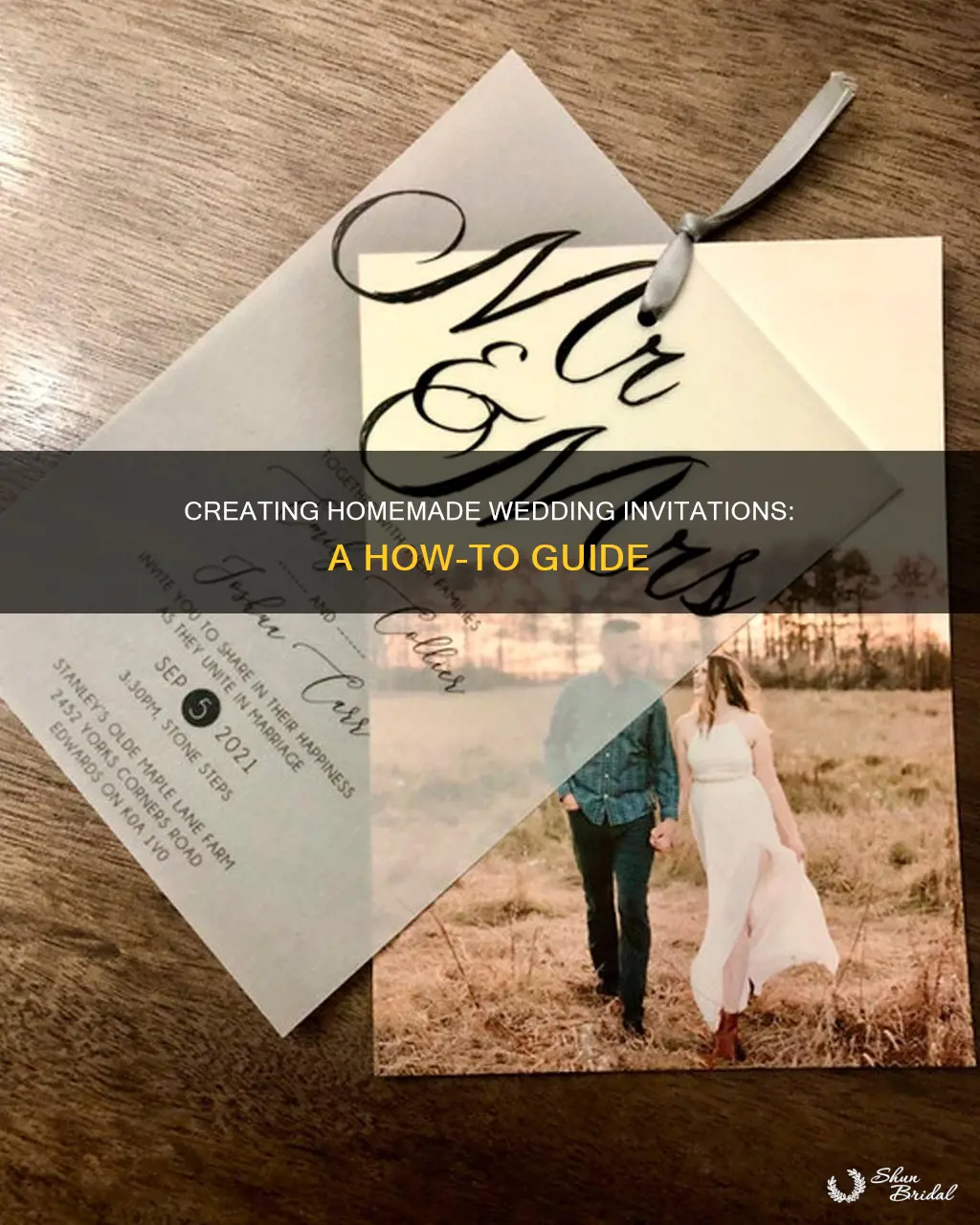 can you make wedding invitations at home