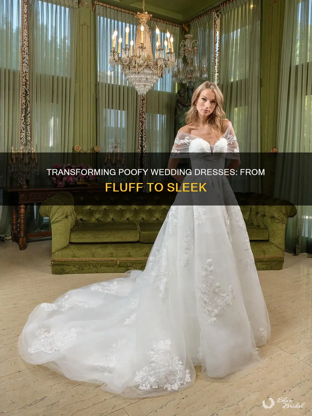 can you make your poofy wedding dress not poofy