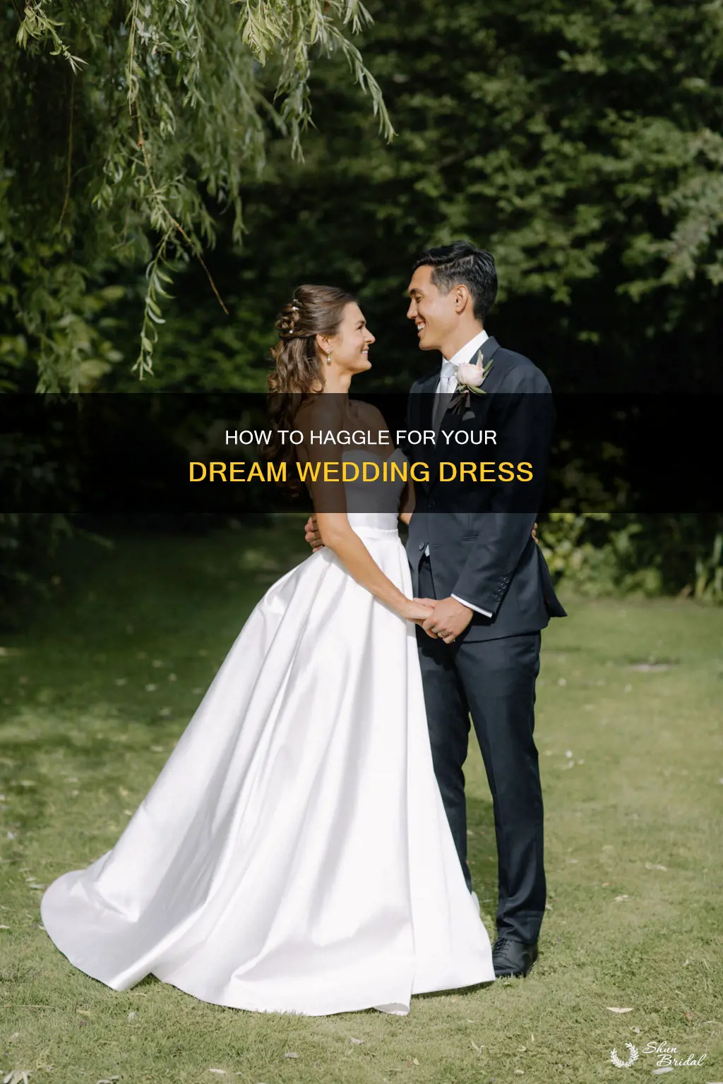 can you negotiate a wedding dress