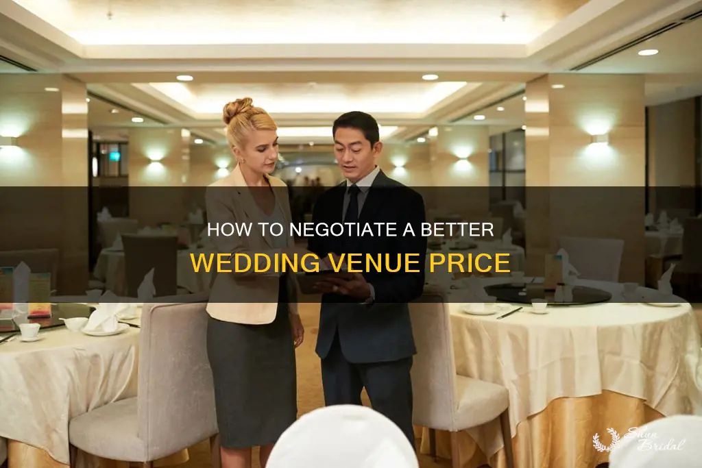 can you negotiate wedding venue prices