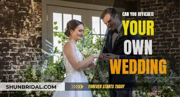 Officiating Your Own Wedding: Is It Possible?