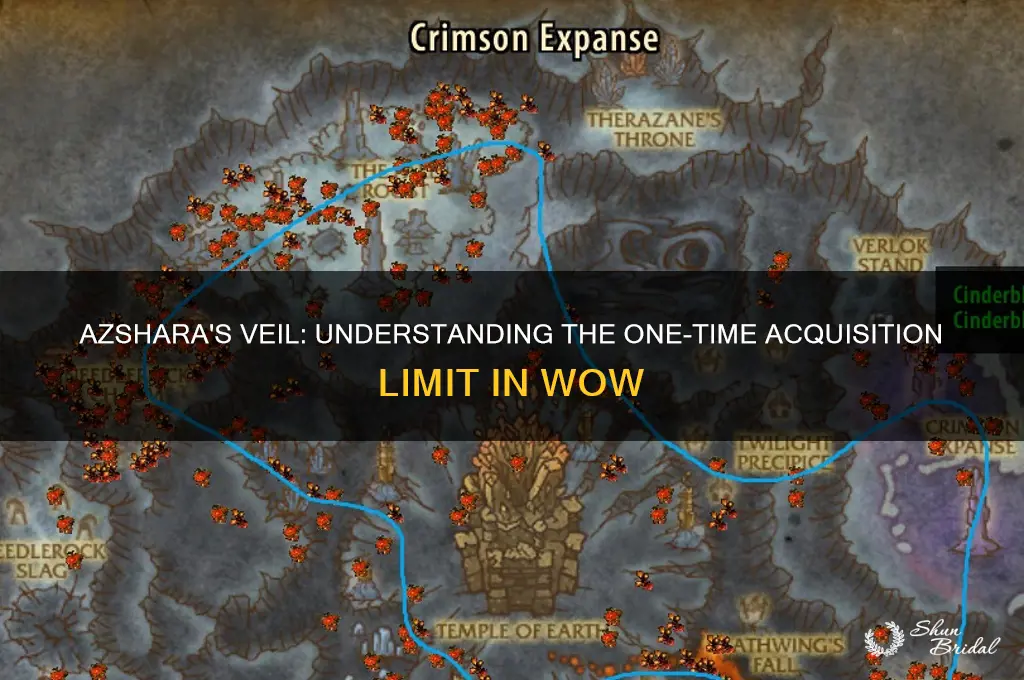 can you only get 1 azshara veil