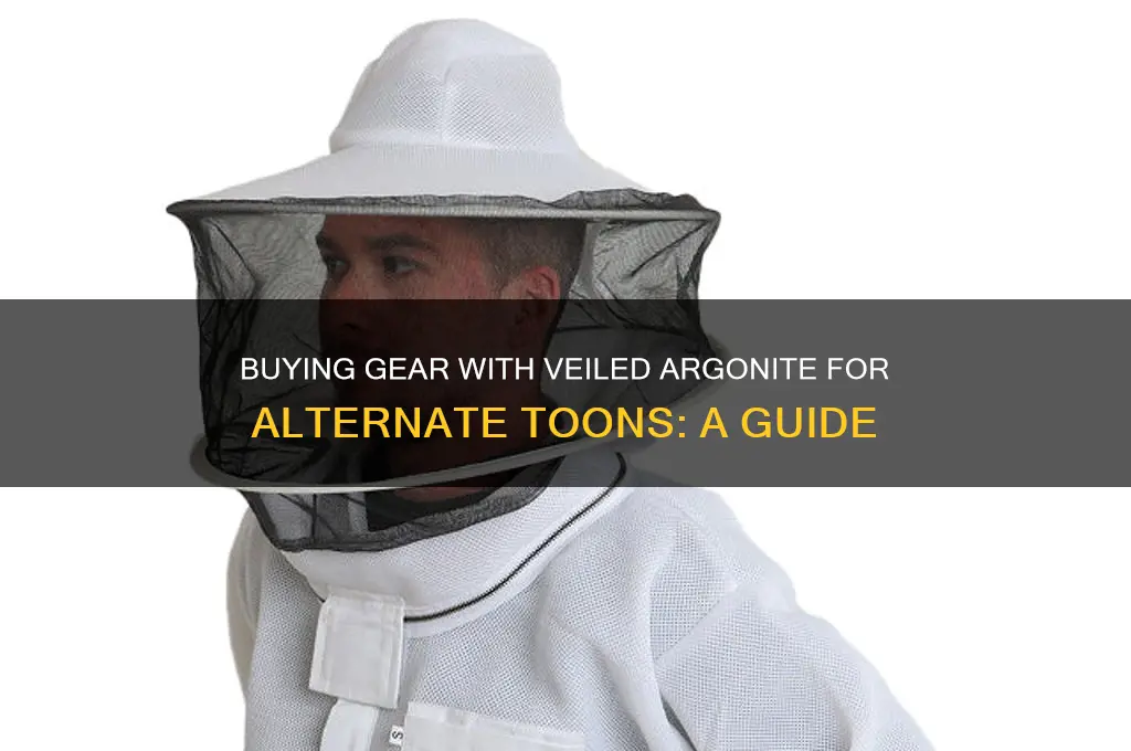 can you purchase gear using veiled arganite for another toon