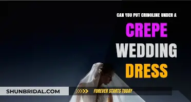 Crinoline and Crepe: A Wedding Dress Match Made in Heaven?