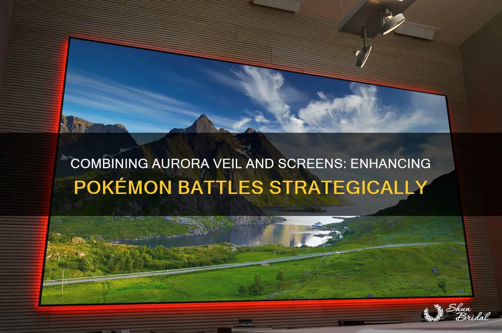 can you put up both aurora veil and screens