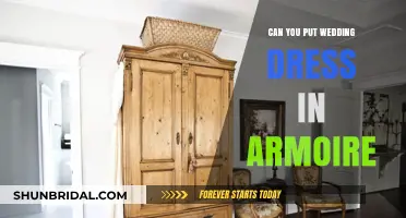 How to Store Your Wedding Dress in an Armoire