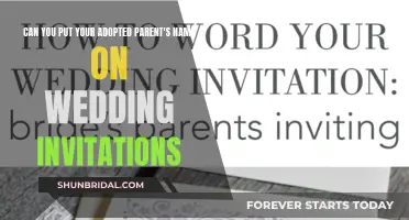 How to Address Wedding Invites for Adopted Parents