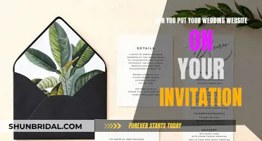 Wedding Website on Invites: Good Idea or Not?