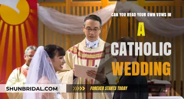 Personalizing Your Catholic Wedding: Reading Your Own Vows Allowed?