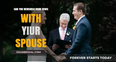 Rehearsing Wedding Vows Together: Strengthening Bonds Before Saying 'I Do