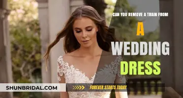 How to Remove Train from a Wedding Dress