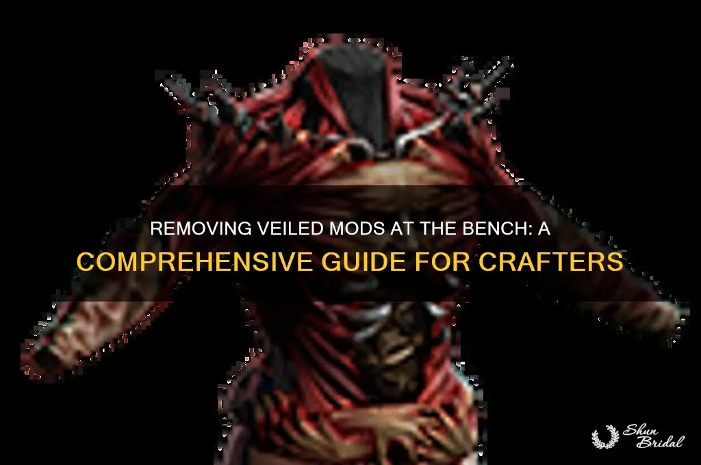 can you remove veiled mods at bench