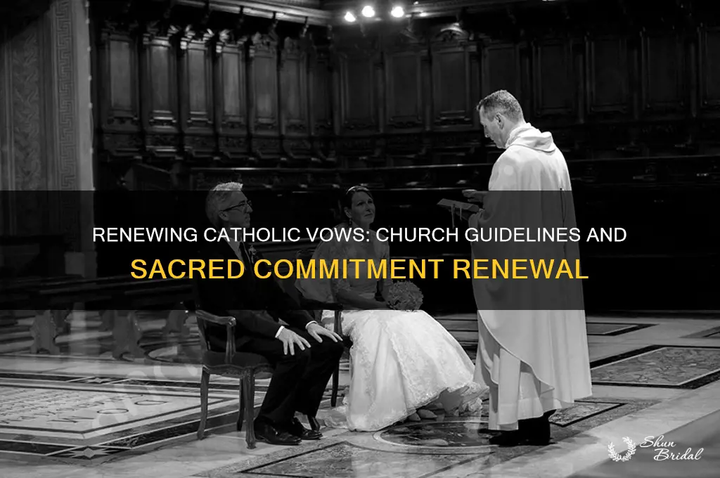 can you renew vows in catholic church