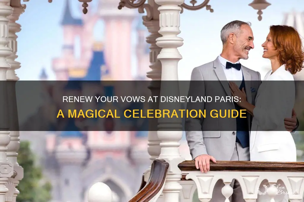 can you renew your vows at disneyland paris