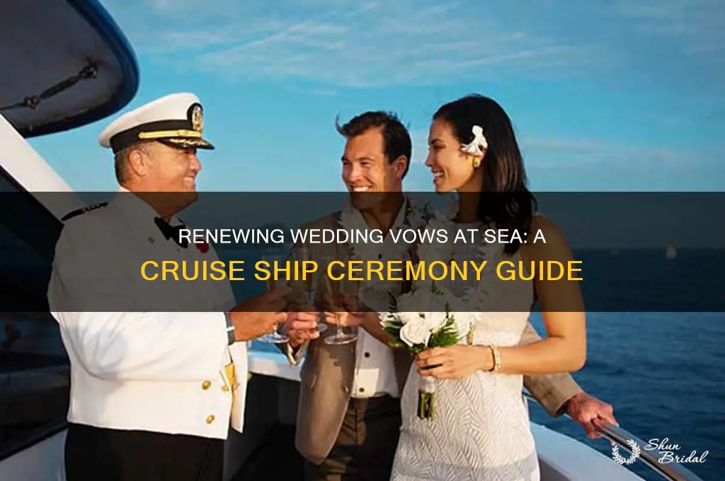 can you renew your vows on a cruise ship
