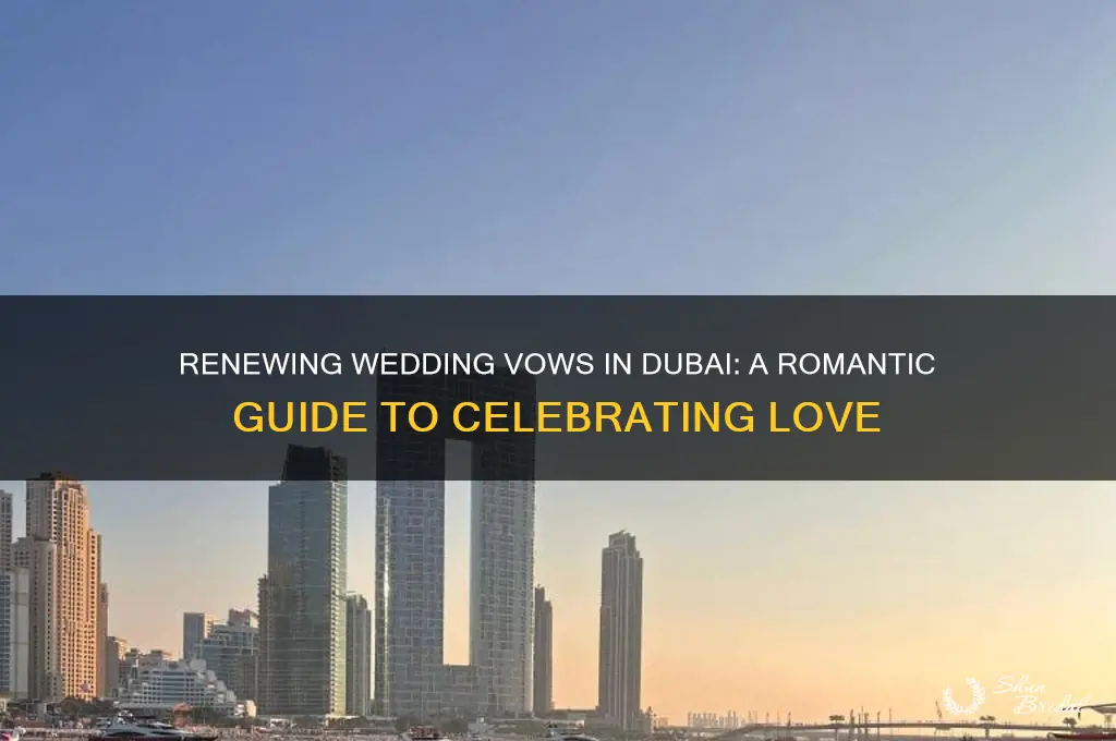 can you renew your wedding vows in dubai