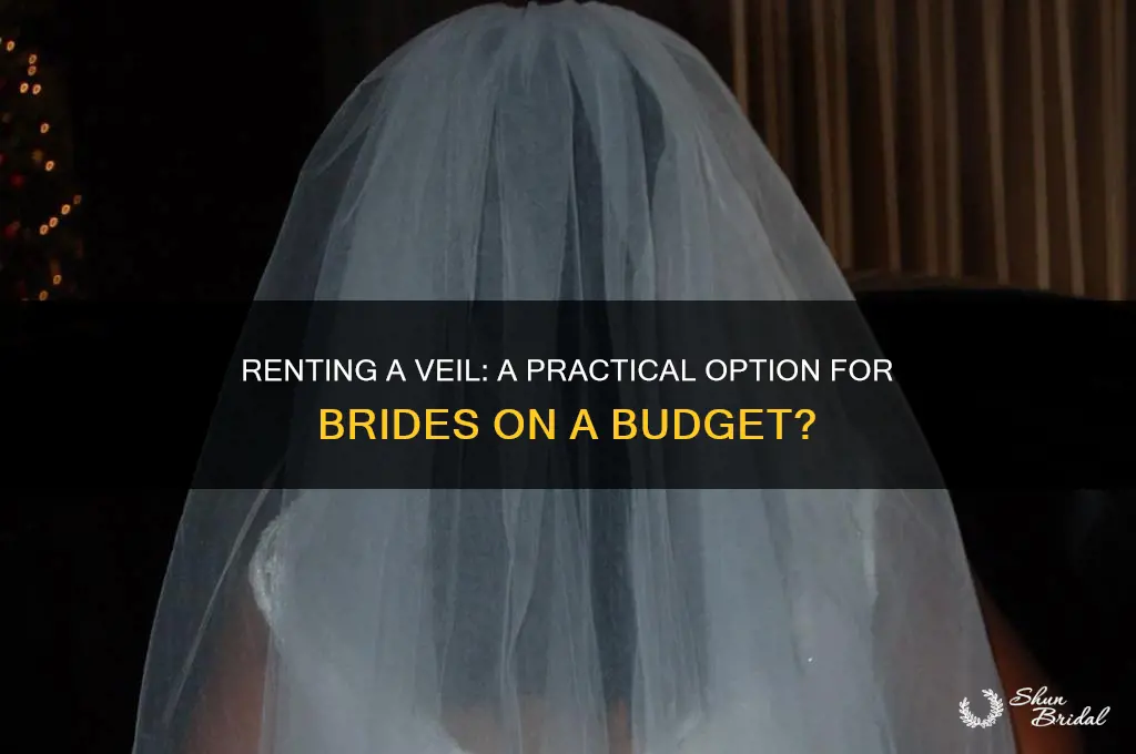 can you rent a veil