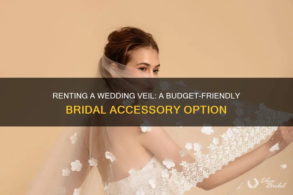 can you rent a wedding veil