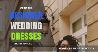 Renting Designer Wedding Gowns: Is It Possible?