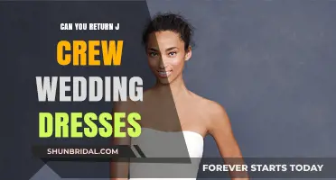 Returning J.Crew Wedding Dresses: What's the Policy?