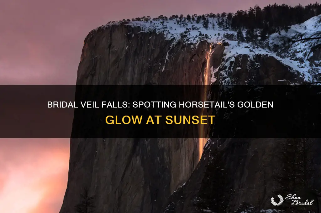 can you see horsetail from bridal veil