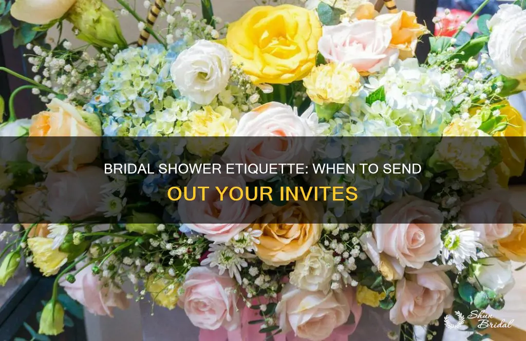 can you send bridal shower invitations before wedding invitations