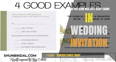 RSVP Etiquette: Multiple Cards in Wedding Invites