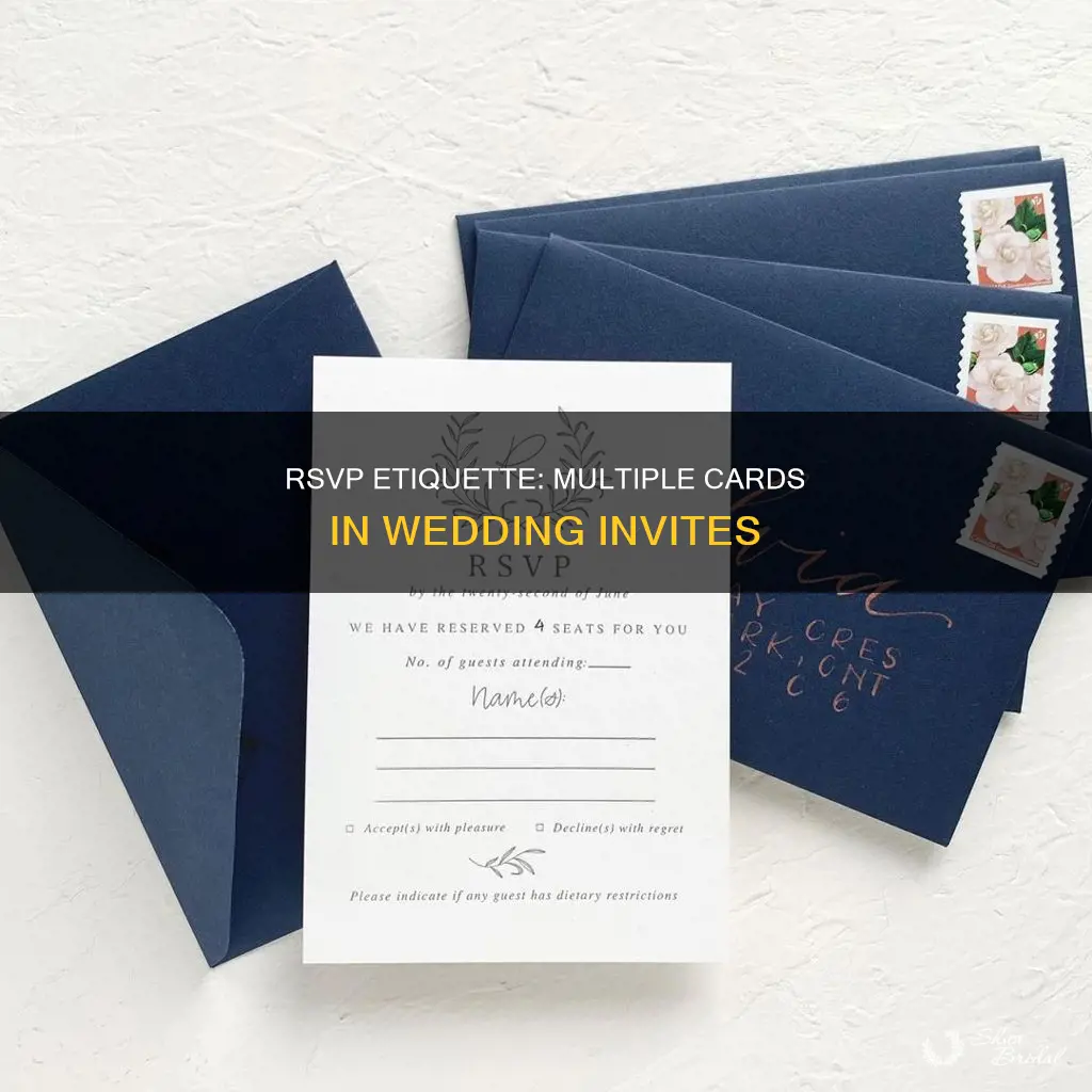 can you send multiple rsvp cards in wedding invitation