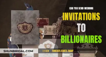 Seeking Billionaires' Presence: Wedding Invites for the Ultra-Wealthy