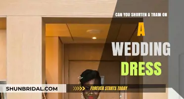 Altering Your Wedding Dress: Shortening the Train