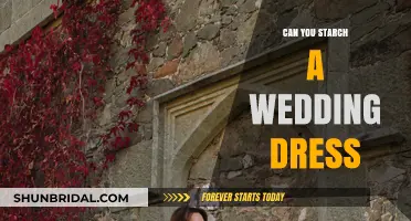 Starching Your Wedding Dress: Is It Possible?