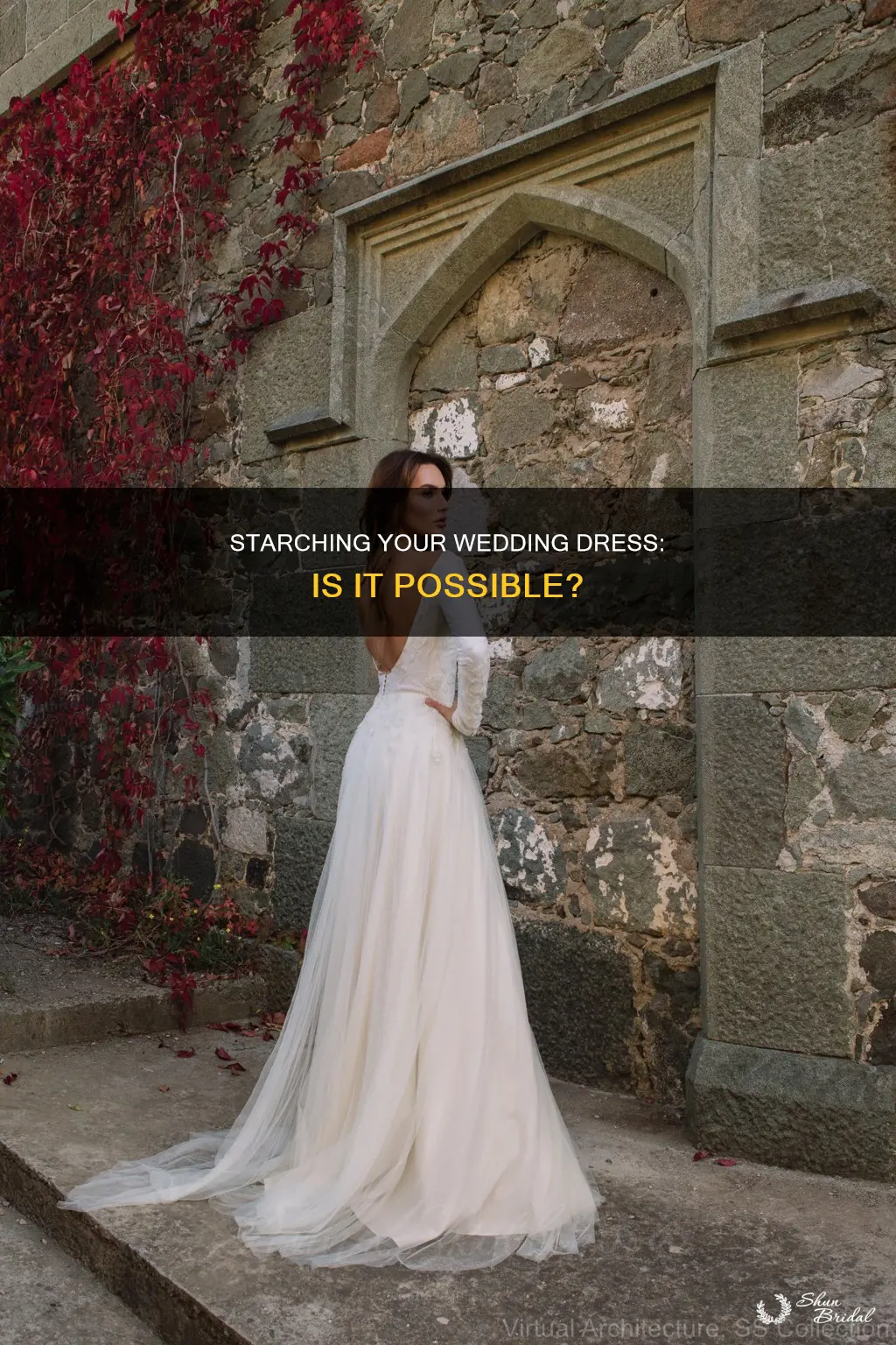 can you starch a wedding dress