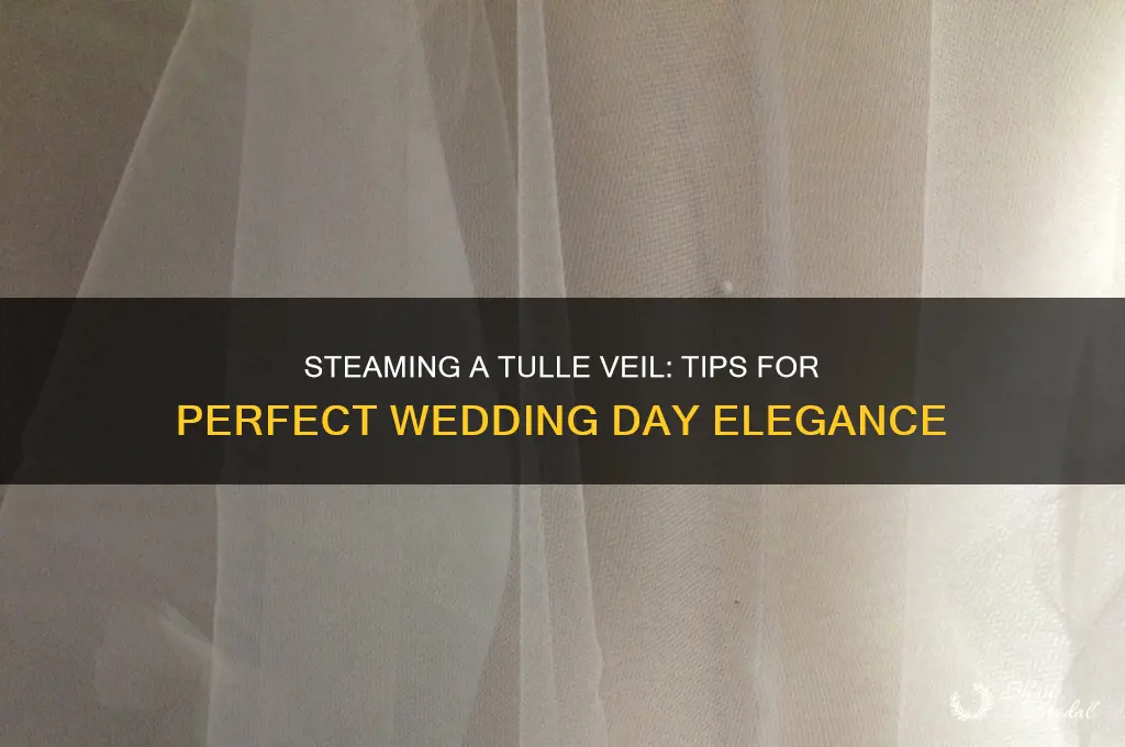 can you steam a tulle veil