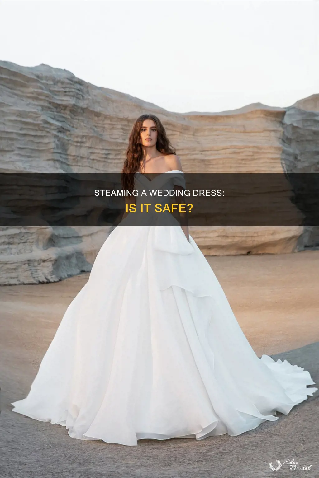 can you steam a wedding dress