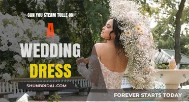 Steaming Tulle: Wedding Dress Perfection