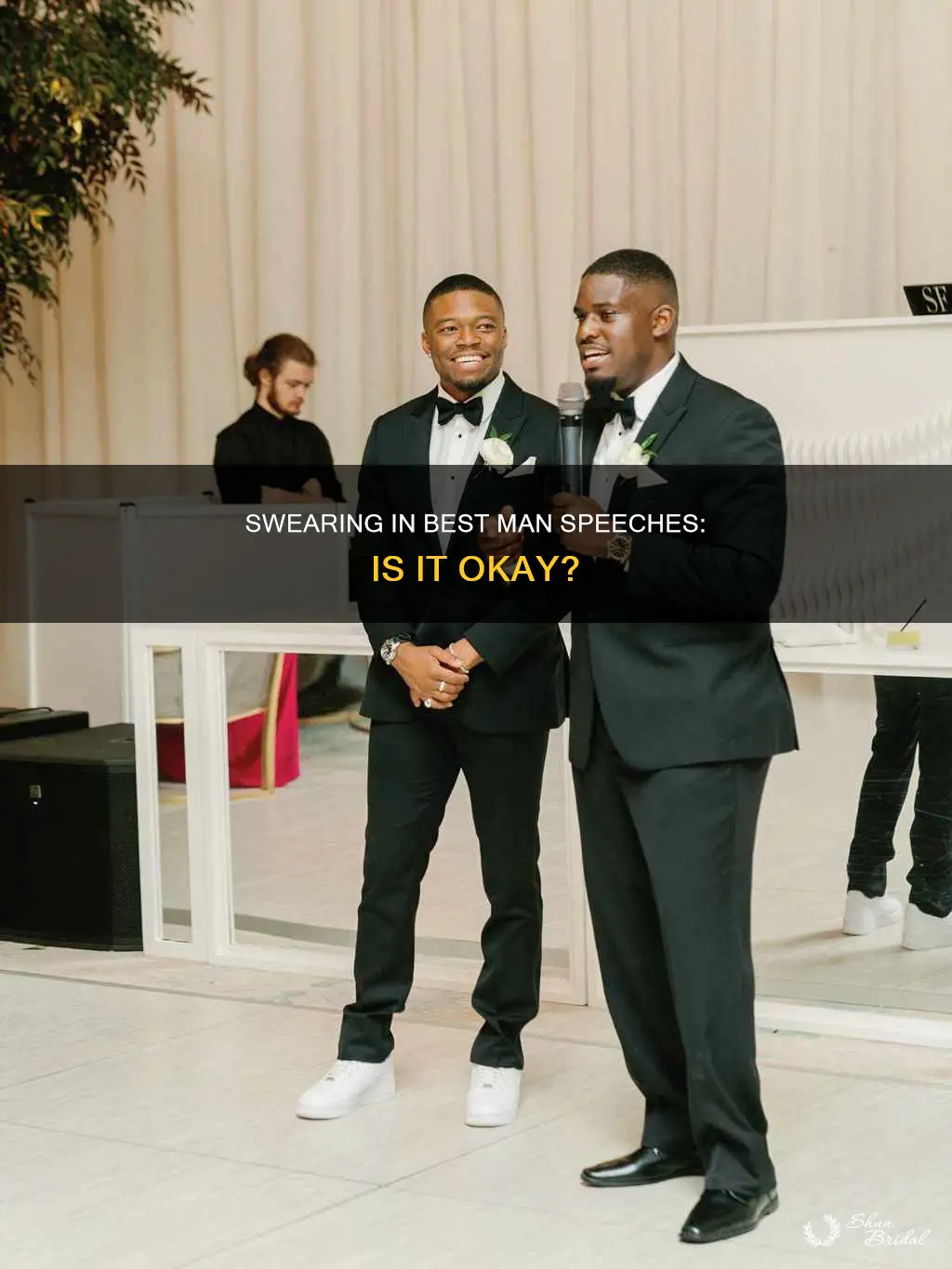 can you swear in a best man speech