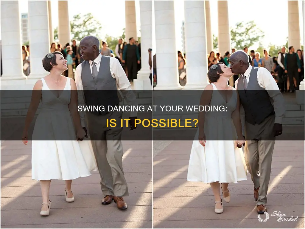 can you swing dance in a wedding dress