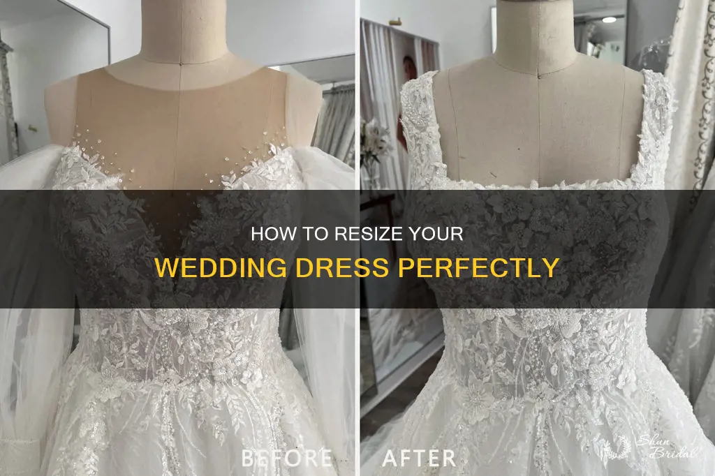 can you take in a wedding dress 2 sizes