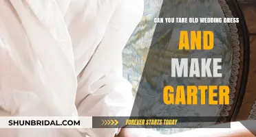 Transforming Wedding Dresses: Creating Garters with Memories