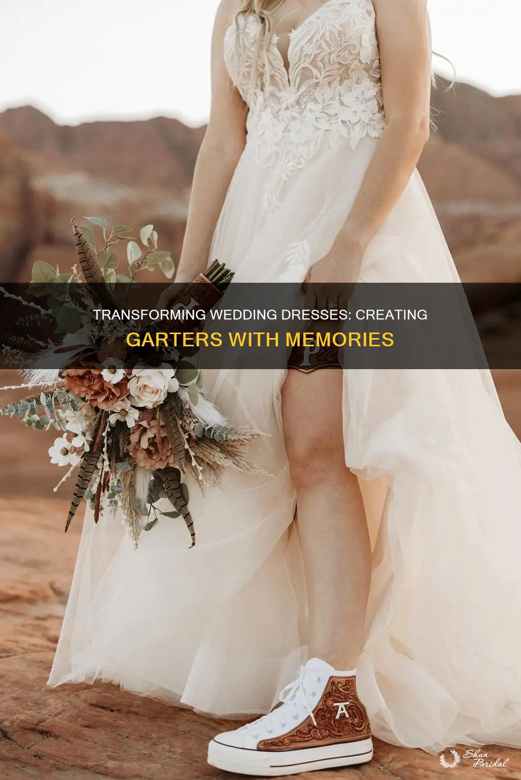 can you take old wedding dress and make garter