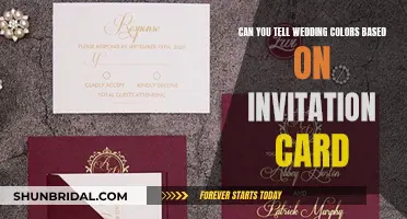 Invitation Card Color Palettes: Foretelling Wedding Themes and Styles