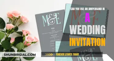 Ampersands on Wedding Invites: Yes or No?